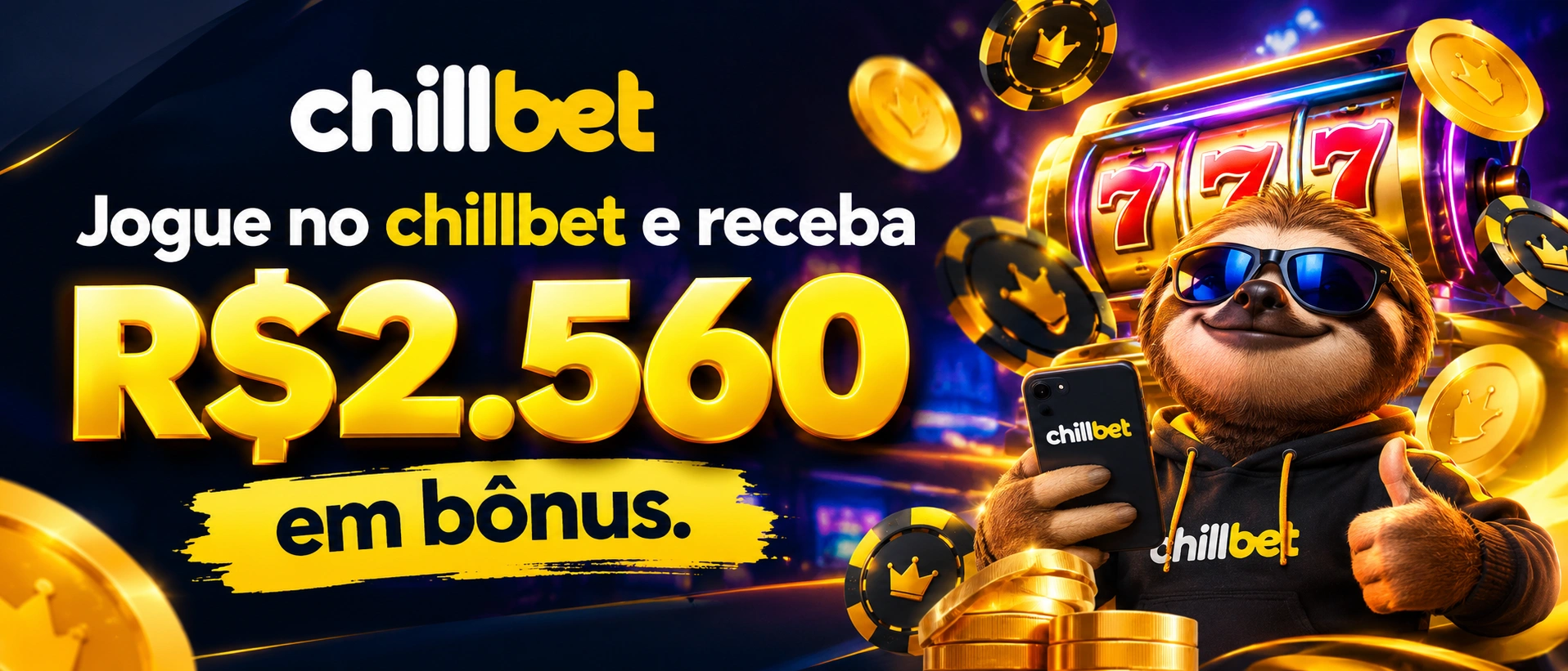 Imagem da chillbet destacando áreas de jogo e catálogo